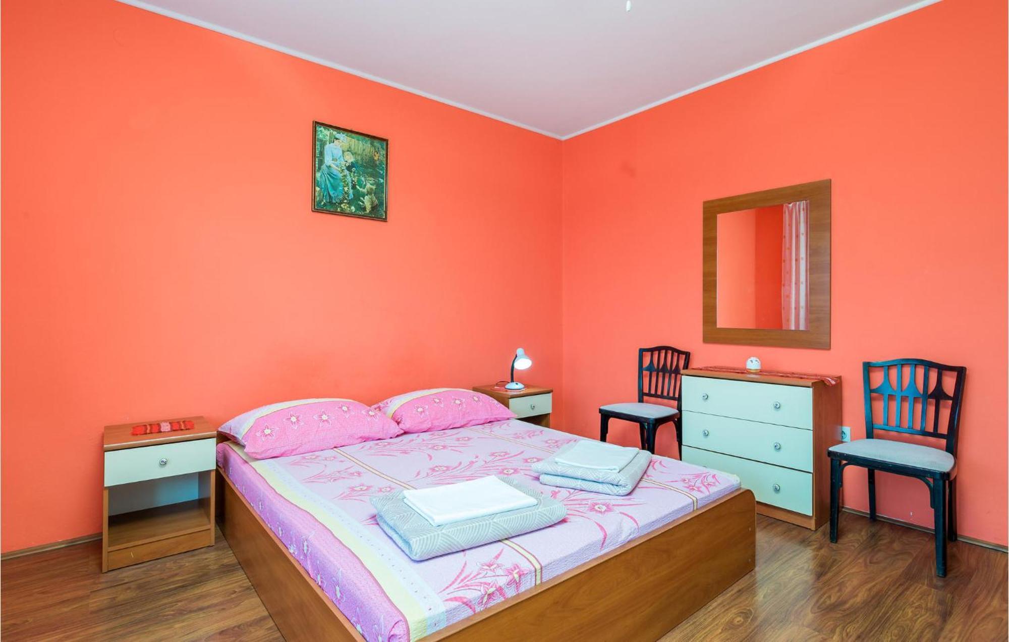 Amazing Apartment In Senj With House Sea View Eksteriør billede