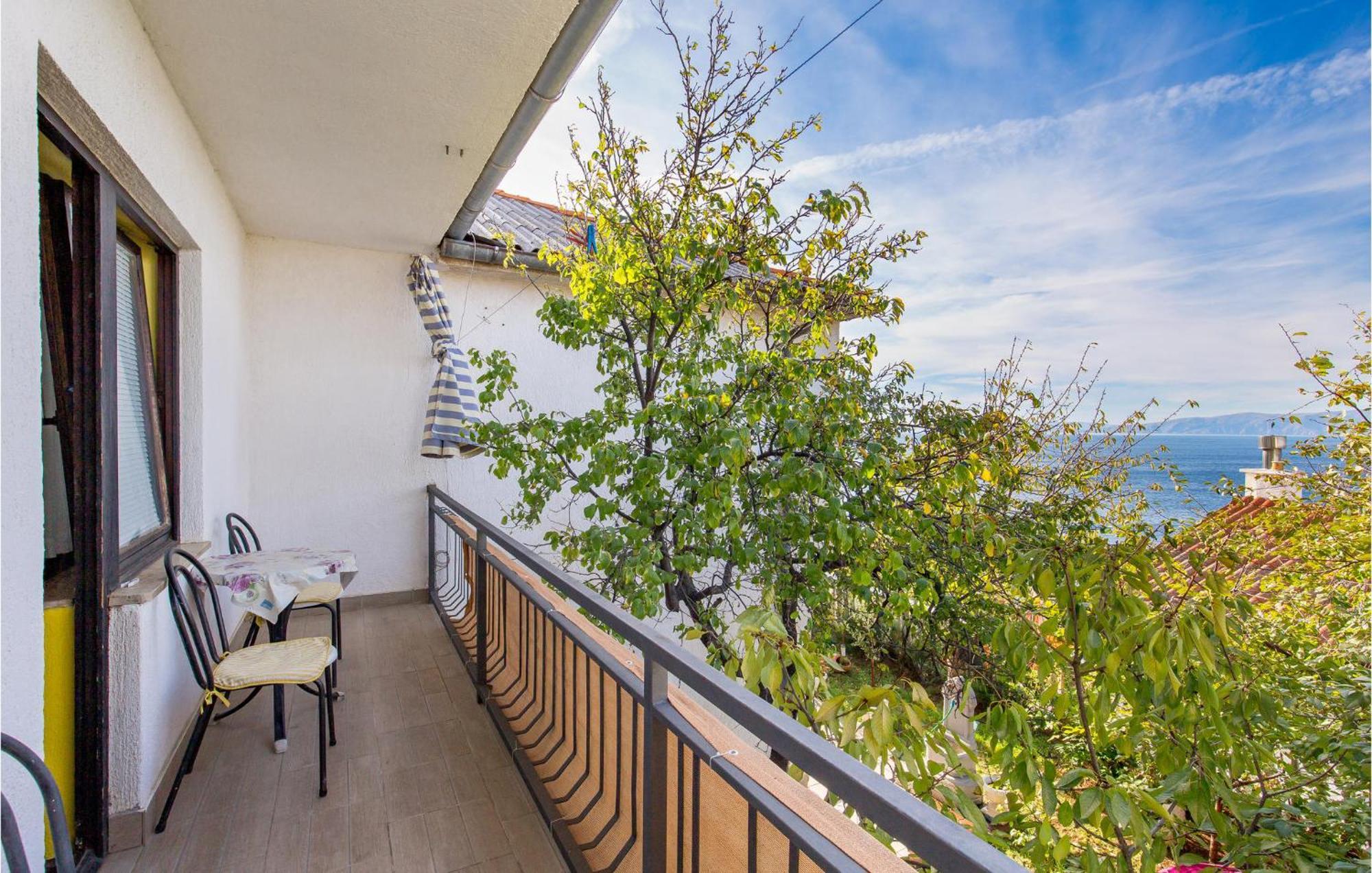 Amazing Apartment In Senj With House Sea View Eksteriør billede