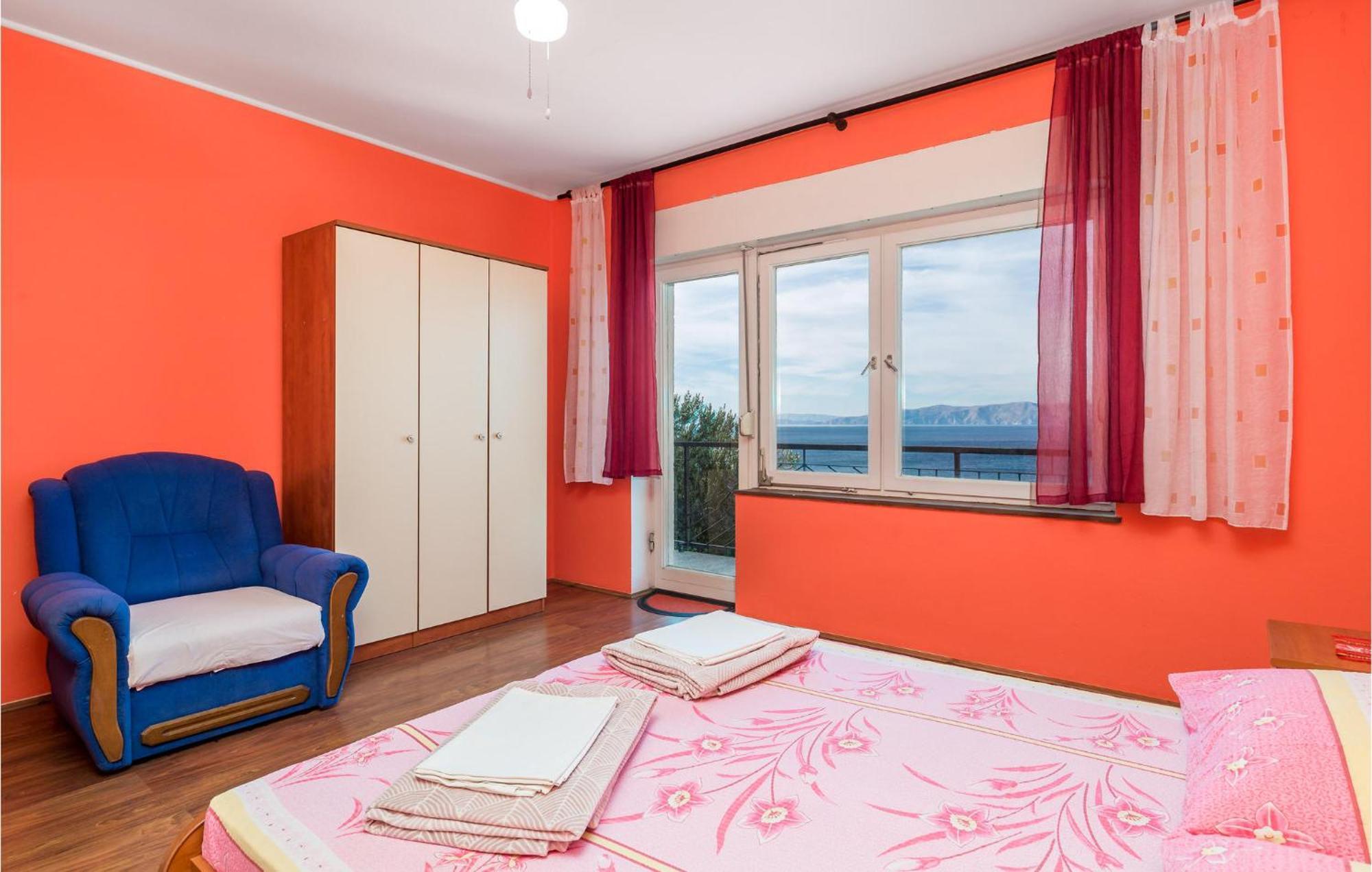 Amazing Apartment In Senj With House Sea View Eksteriør billede