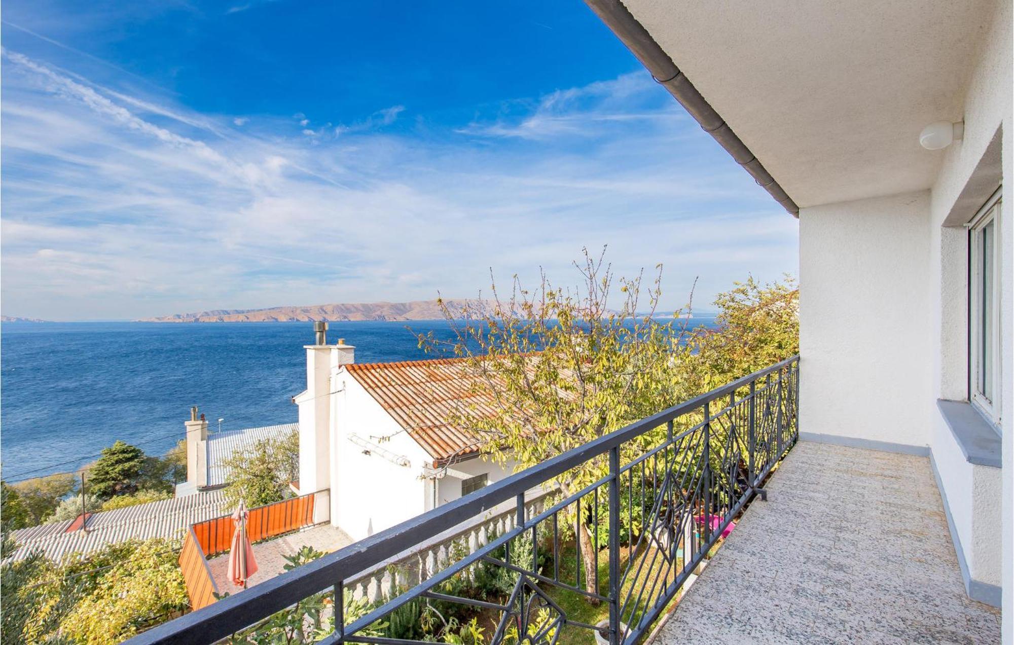 Amazing Apartment In Senj With House Sea View Eksteriør billede