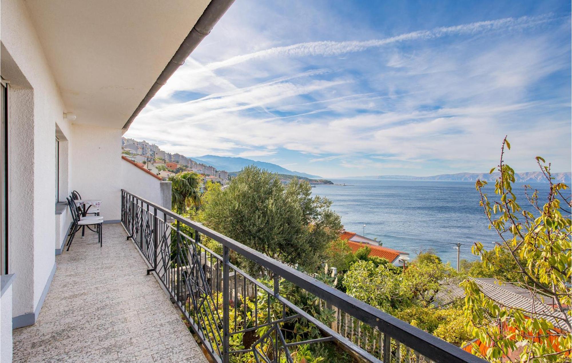 Amazing Apartment In Senj With House Sea View Eksteriør billede