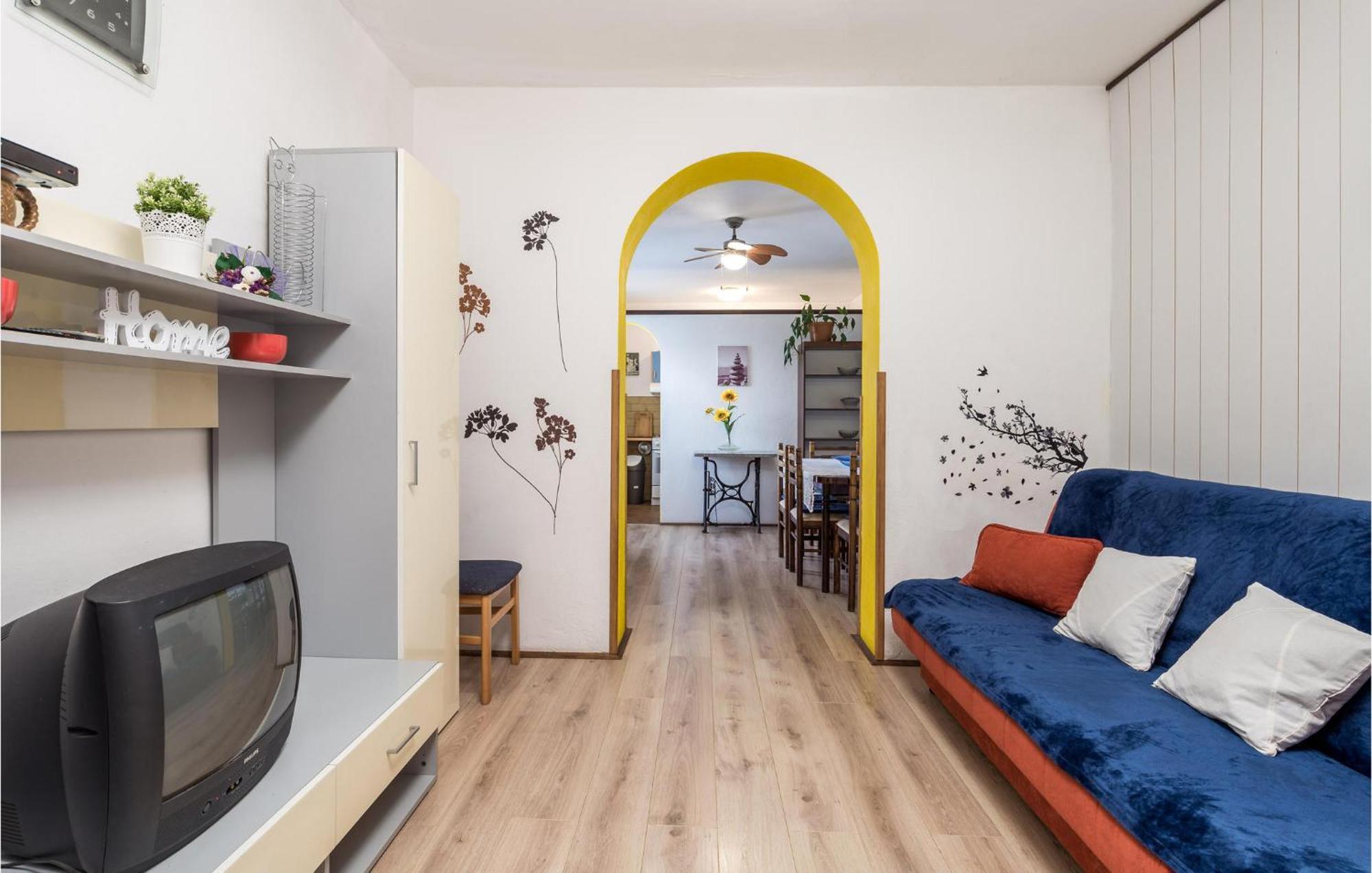 Amazing Apartment In Senj With House Sea View Eksteriør billede